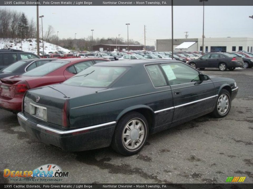1995 Cadillac Eldorado Polo Green Metallic / Light Beige Photo #3