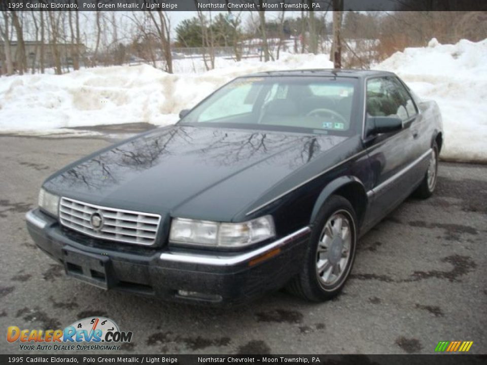 1995 Cadillac Eldorado Polo Green Metallic / Light Beige Photo #4