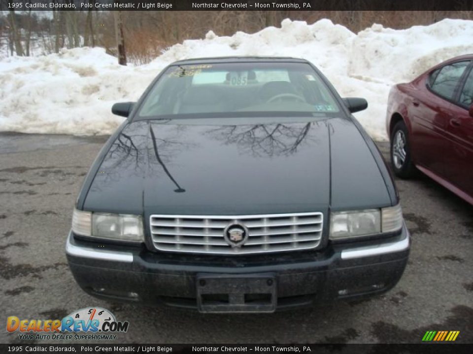 1995 Cadillac Eldorado Polo Green Metallic / Light Beige Photo #5