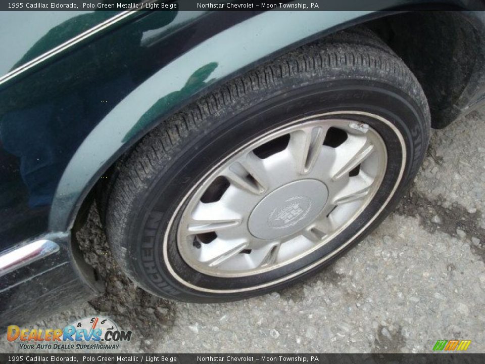 1995 Cadillac Eldorado Polo Green Metallic / Light Beige Photo #6