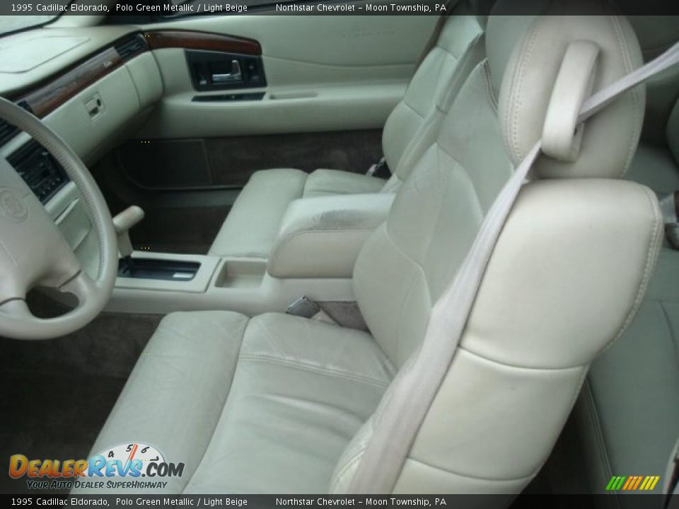 1995 Cadillac Eldorado Polo Green Metallic / Light Beige Photo #7