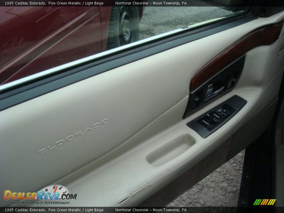 1995 Cadillac Eldorado Polo Green Metallic / Light Beige Photo #10