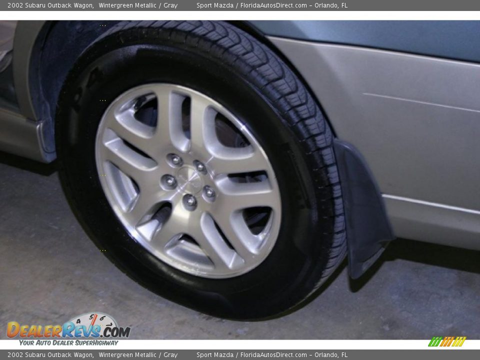 2002 Subaru Outback Wagon Wintergreen Metallic / Gray Photo #29
