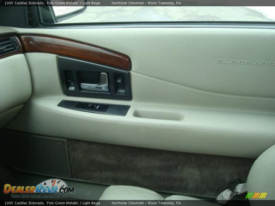 1995 Cadillac Eldorado Polo Green Metallic / Light Beige Photo #12