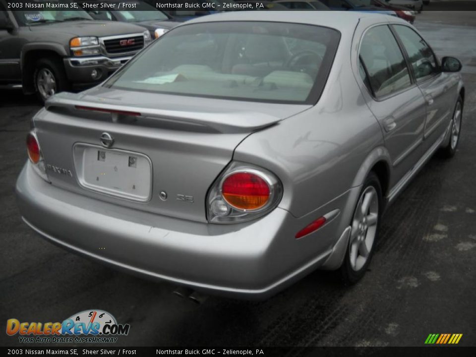 2003 Nissan Maxima SE Sheer Silver / Frost Photo #2
