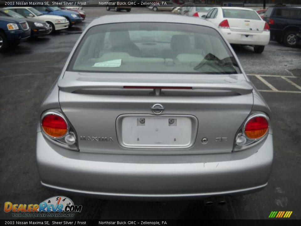 2003 Nissan Maxima SE Sheer Silver / Frost Photo #3