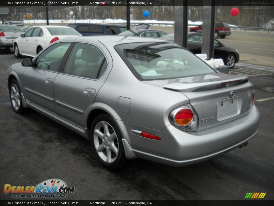 2003 Nissan Maxima SE Sheer Silver / Frost Photo #4