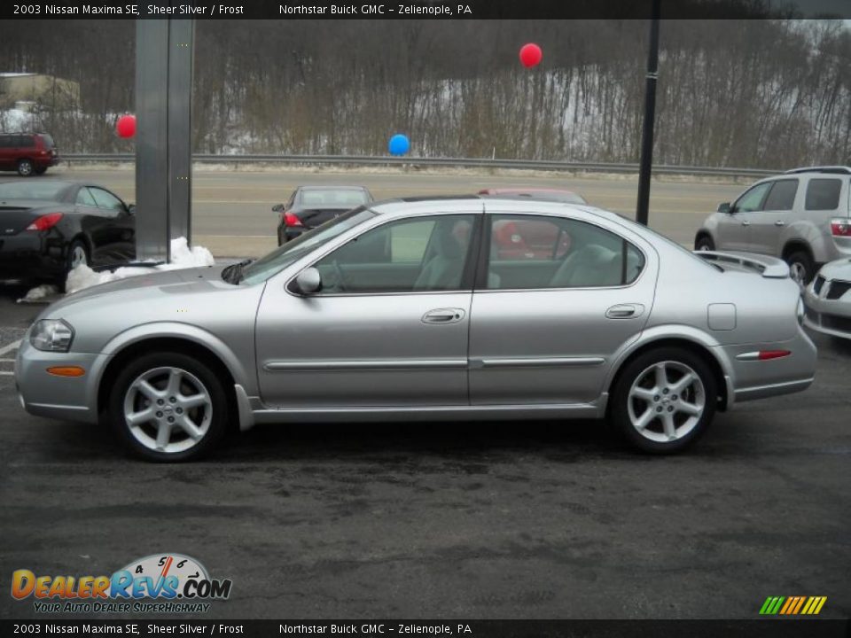 2003 Nissan Maxima SE Sheer Silver / Frost Photo #5
