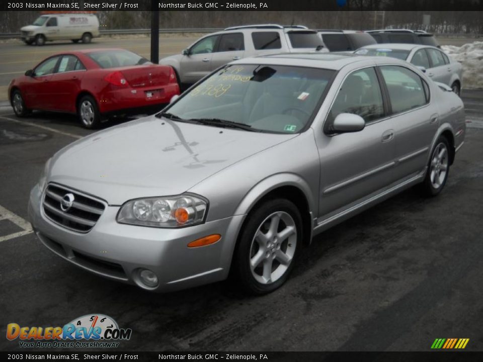 2003 Nissan Maxima SE Sheer Silver / Frost Photo #14