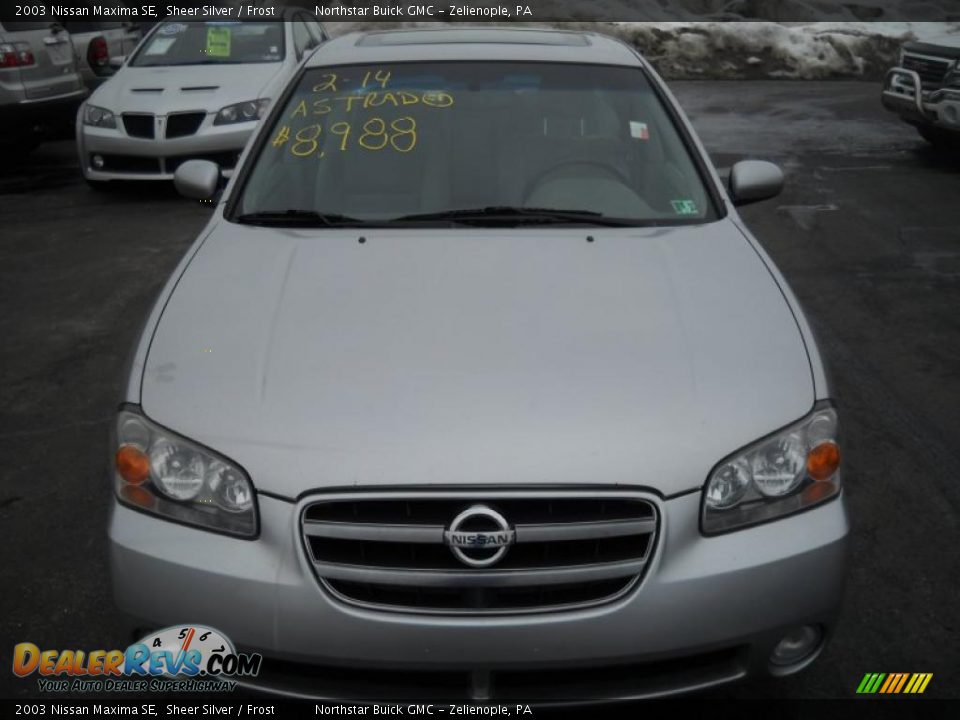 2003 Nissan Maxima SE Sheer Silver / Frost Photo #15