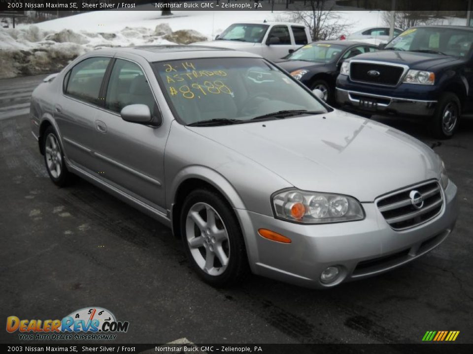 2003 Nissan Maxima SE Sheer Silver / Frost Photo #16