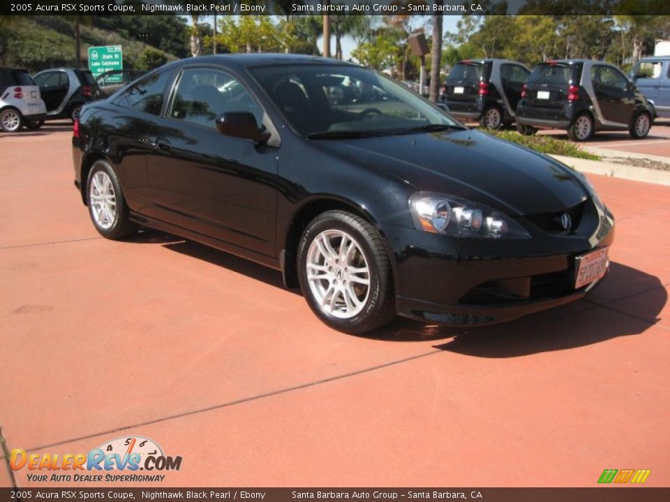 2005 Acura RSX Sports Coupe Nighthawk Black Pearl / Ebony Photo #1
