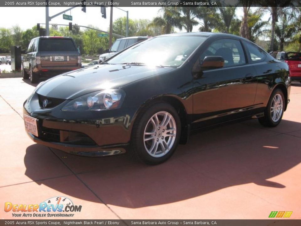 2005 Acura RSX Sports Coupe Nighthawk Black Pearl / Ebony Photo #3