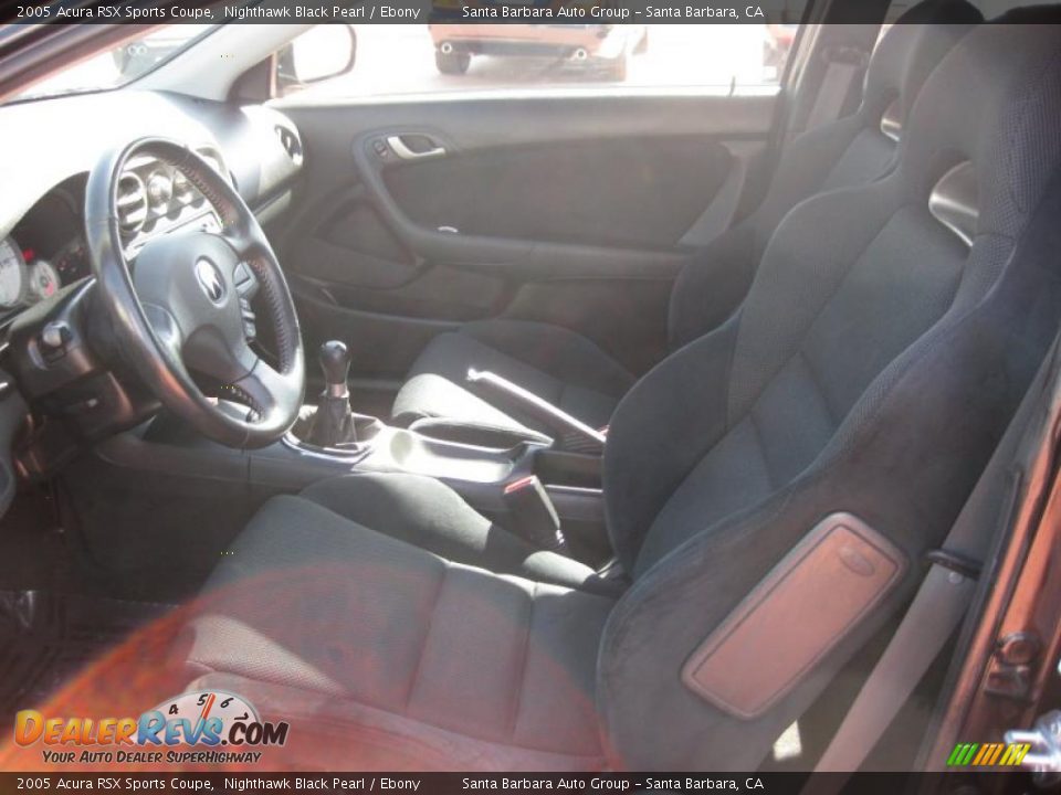 2005 Acura RSX Sports Coupe Nighthawk Black Pearl / Ebony Photo #7
