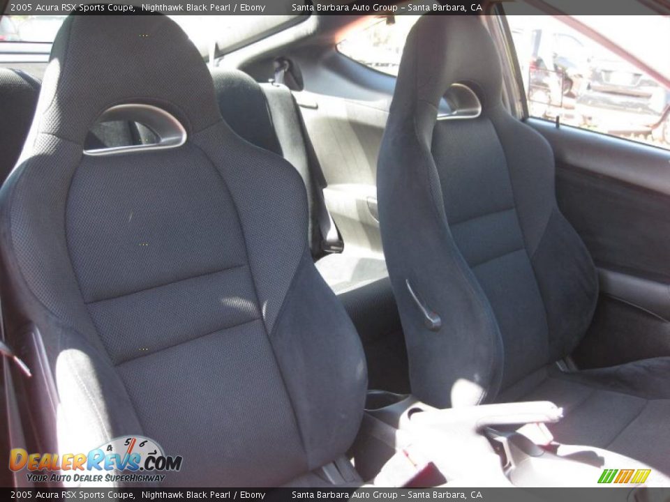 2005 Acura RSX Sports Coupe Nighthawk Black Pearl / Ebony Photo #12