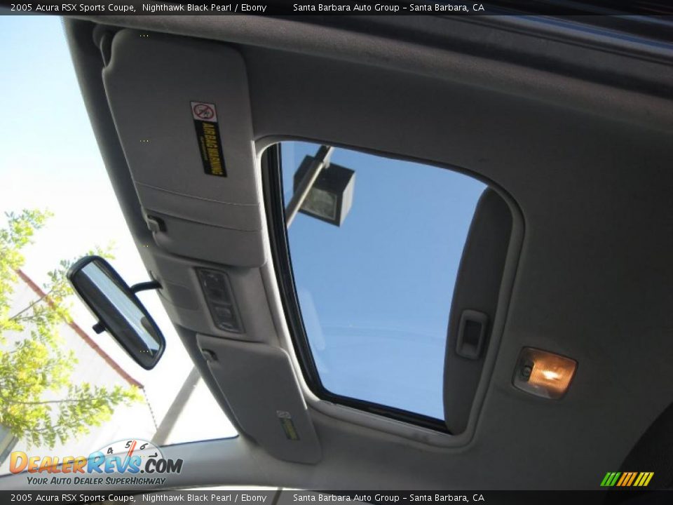 2005 Acura RSX Sports Coupe Nighthawk Black Pearl / Ebony Photo #15