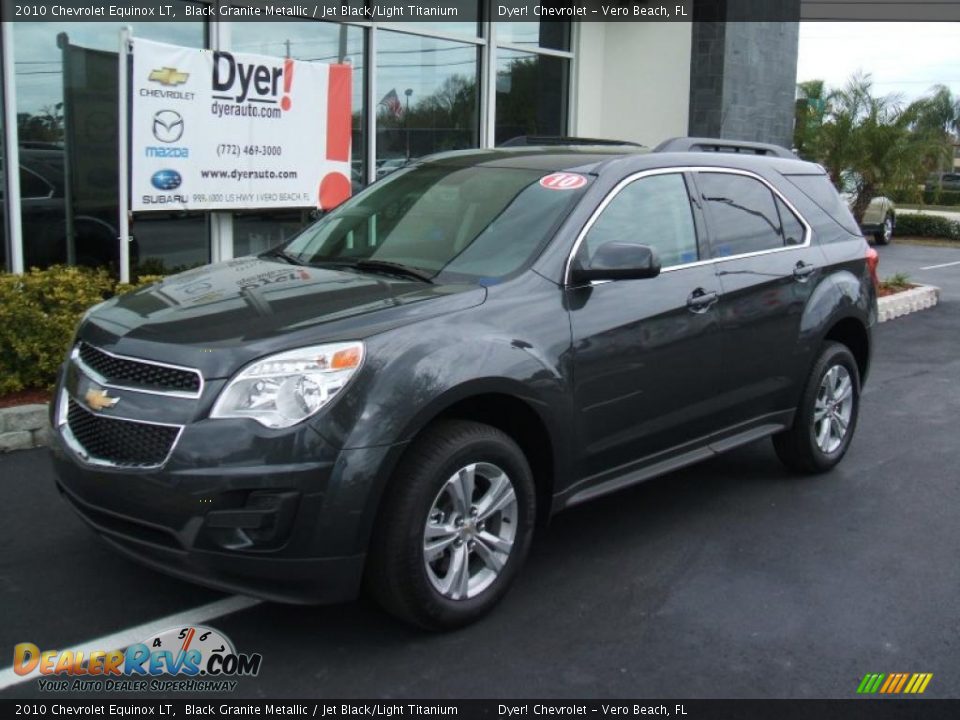 2010 Chevrolet Equinox LT Black Granite Metallic / Jet Black/Light Titanium Photo #1