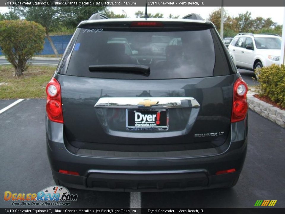 2010 Chevrolet Equinox LT Black Granite Metallic / Jet Black/Light Titanium Photo #5