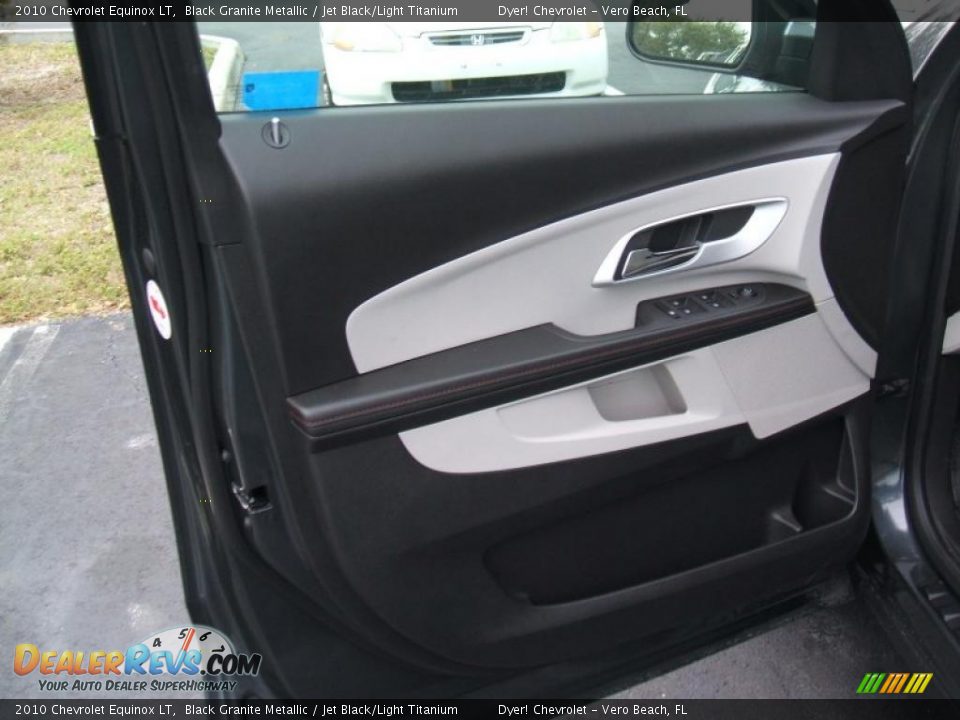 2010 Chevrolet Equinox LT Black Granite Metallic / Jet Black/Light Titanium Photo #9