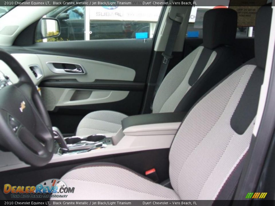 2010 Chevrolet Equinox LT Black Granite Metallic / Jet Black/Light Titanium Photo #10