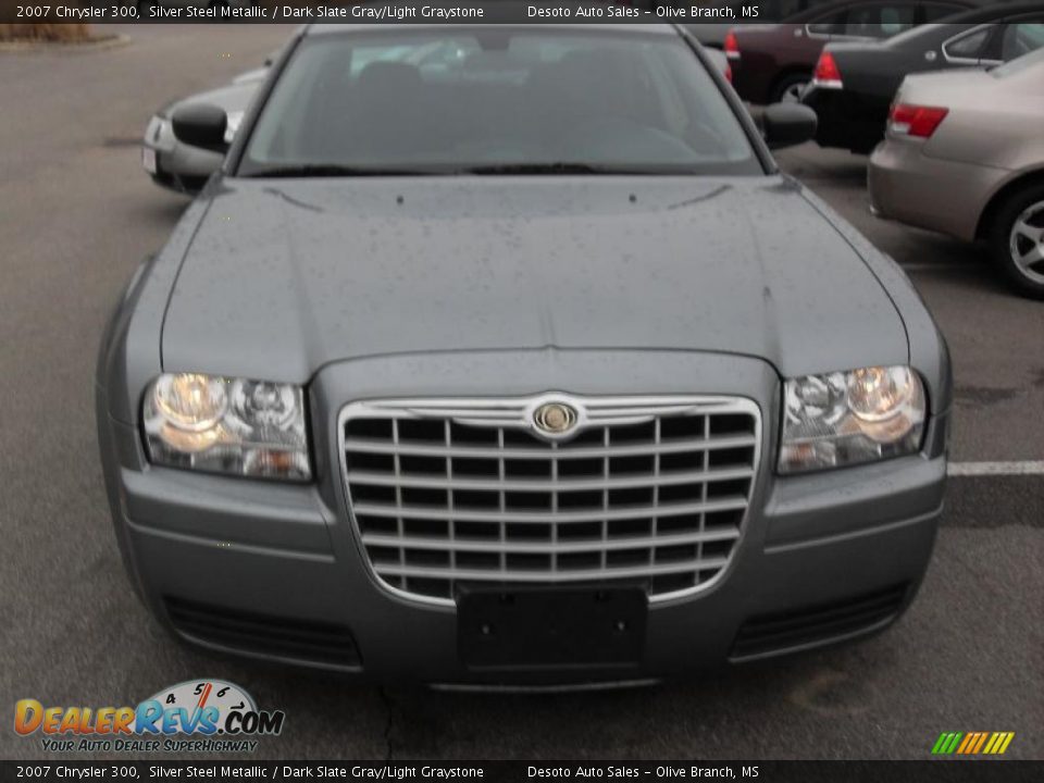 2007 Chrysler 300 Silver Steel Metallic / Dark Slate Gray/Light Graystone Photo #2