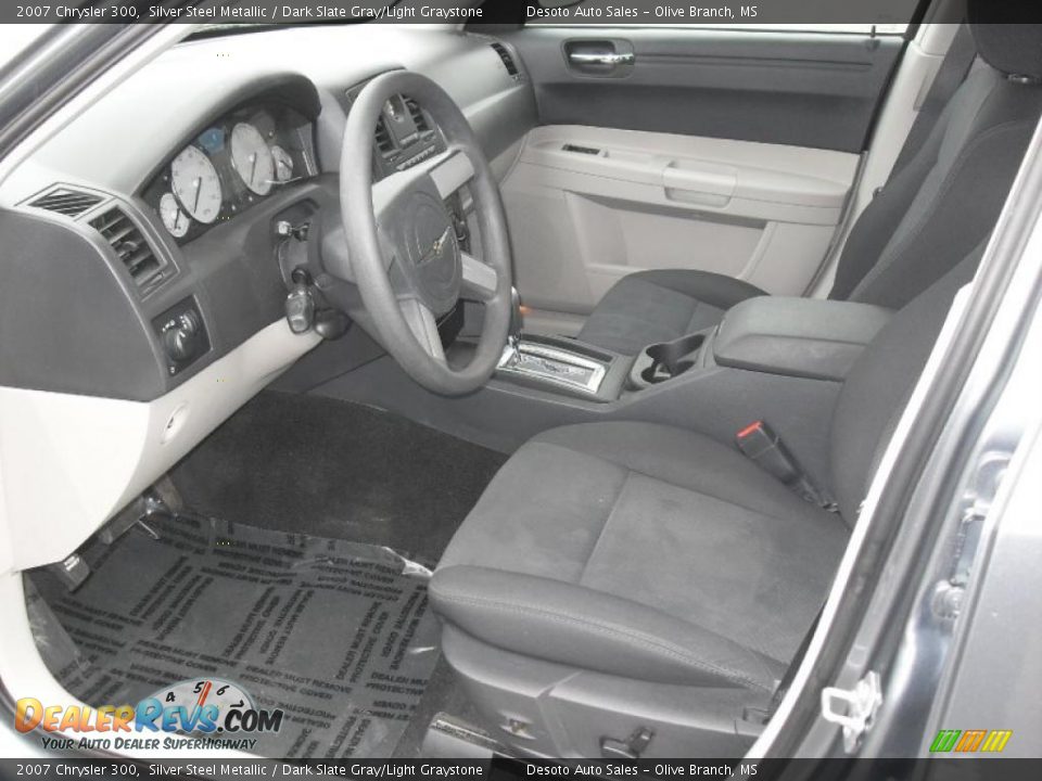 2007 Chrysler 300 Silver Steel Metallic / Dark Slate Gray/Light Graystone Photo #3