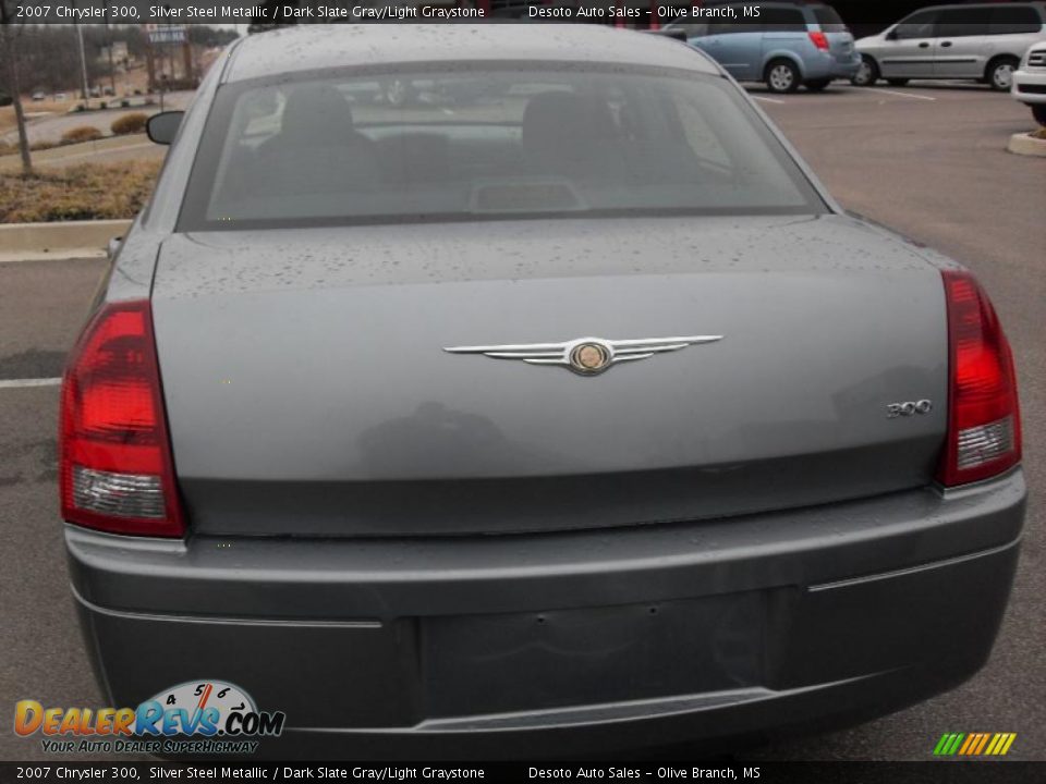 2007 Chrysler 300 Silver Steel Metallic / Dark Slate Gray/Light Graystone Photo #11