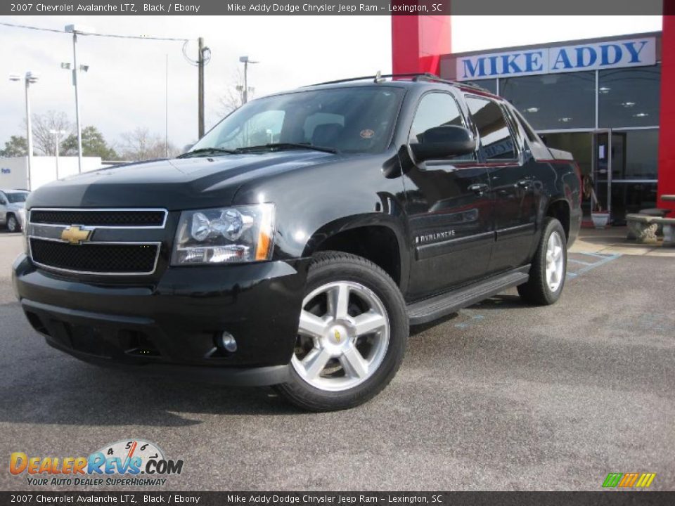 2007 Chevrolet Avalanche LTZ Black / Ebony Photo #1