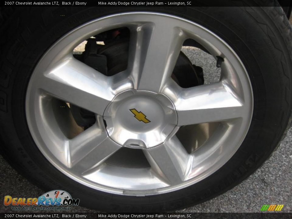 2007 Chevrolet Avalanche LTZ Black / Ebony Photo #8