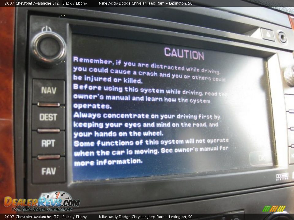 2007 Chevrolet Avalanche LTZ Black / Ebony Photo #20