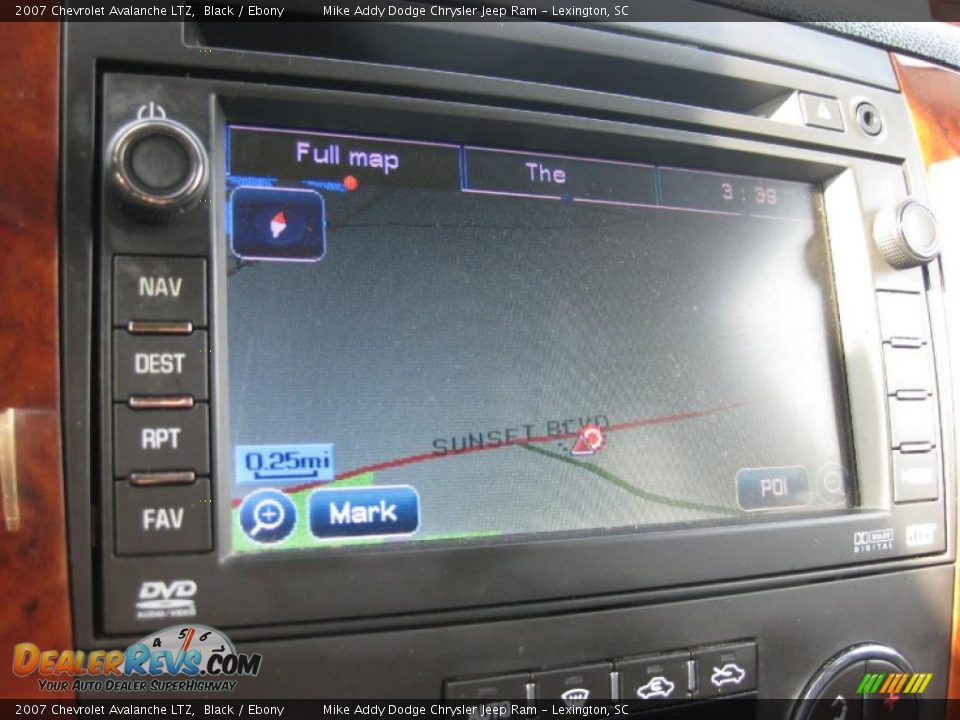 2007 Chevrolet Avalanche LTZ Black / Ebony Photo #21