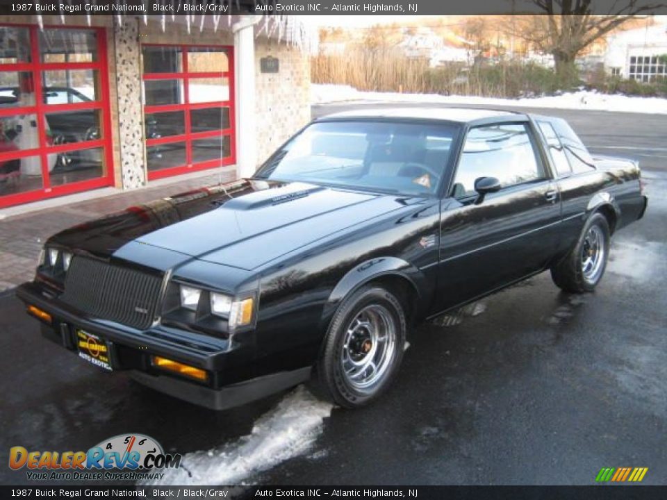 1987 Buick Regal Grand National Black / Black/Gray Photo #1