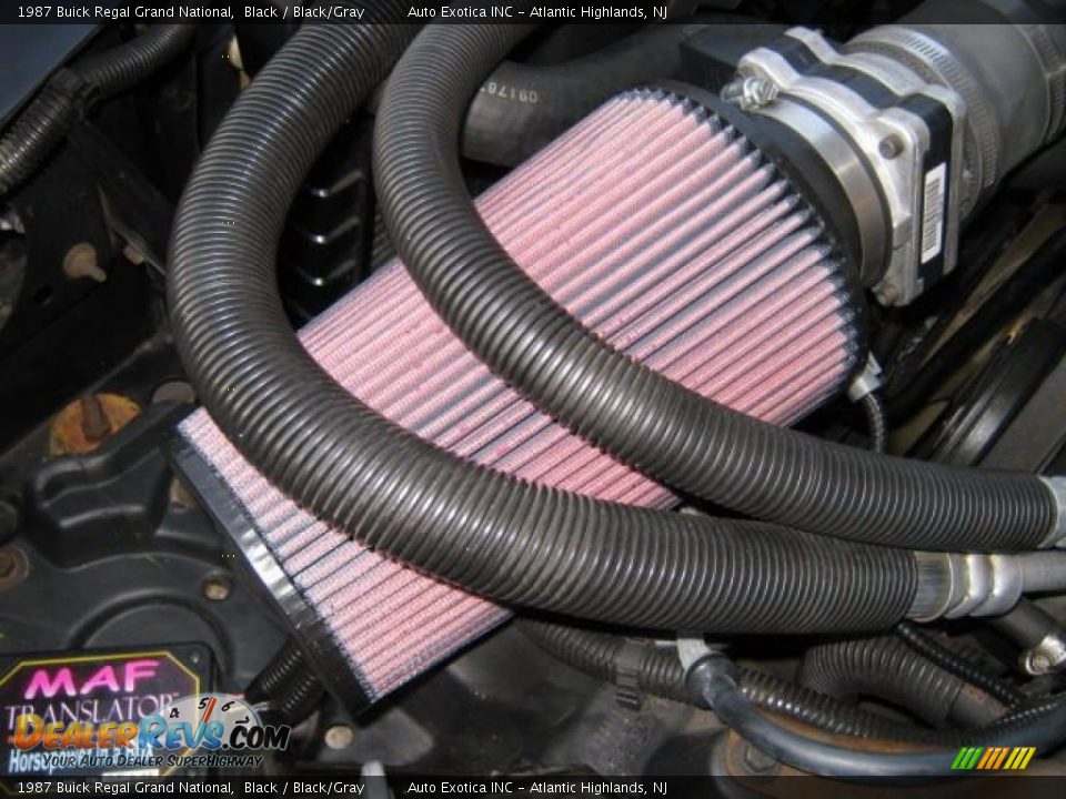 1987 Buick Regal Grand National Black / Black/Gray Photo #24