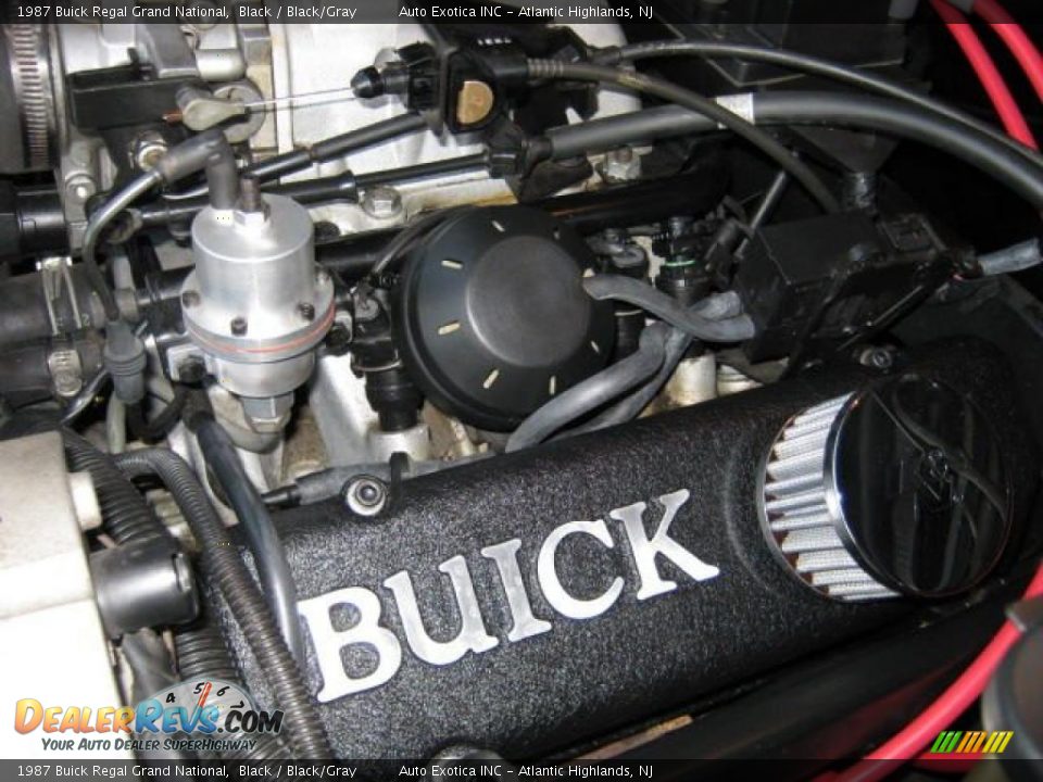 1987 Buick Regal Grand National Black / Black/Gray Photo #25