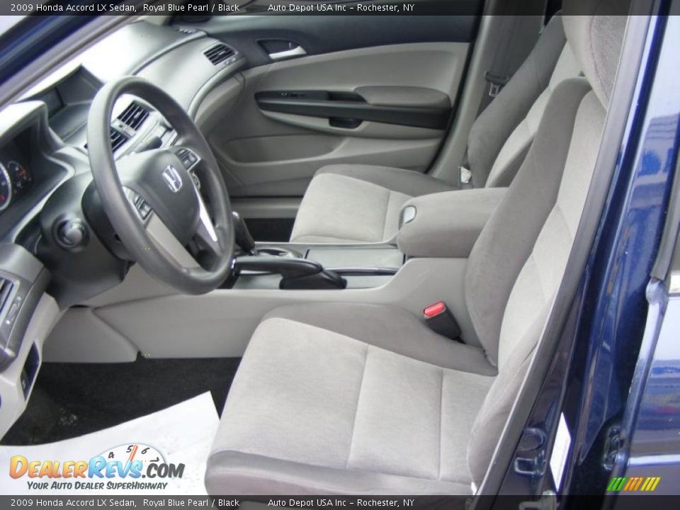 2009 Honda Accord LX Sedan Royal Blue Pearl / Black Photo #9
