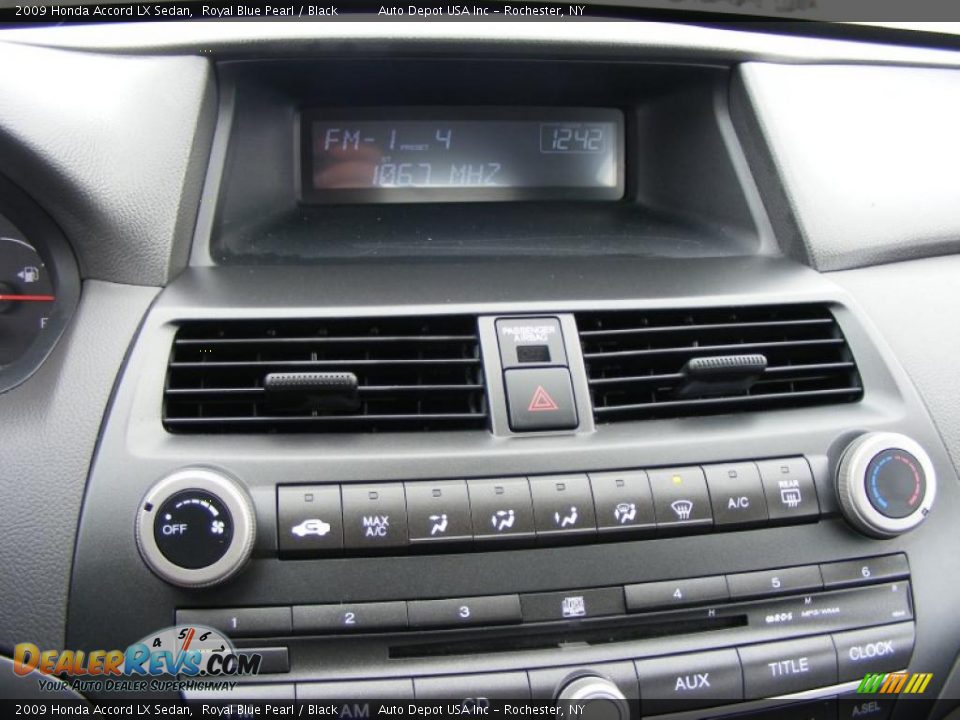 2009 Honda Accord LX Sedan Royal Blue Pearl / Black Photo #12