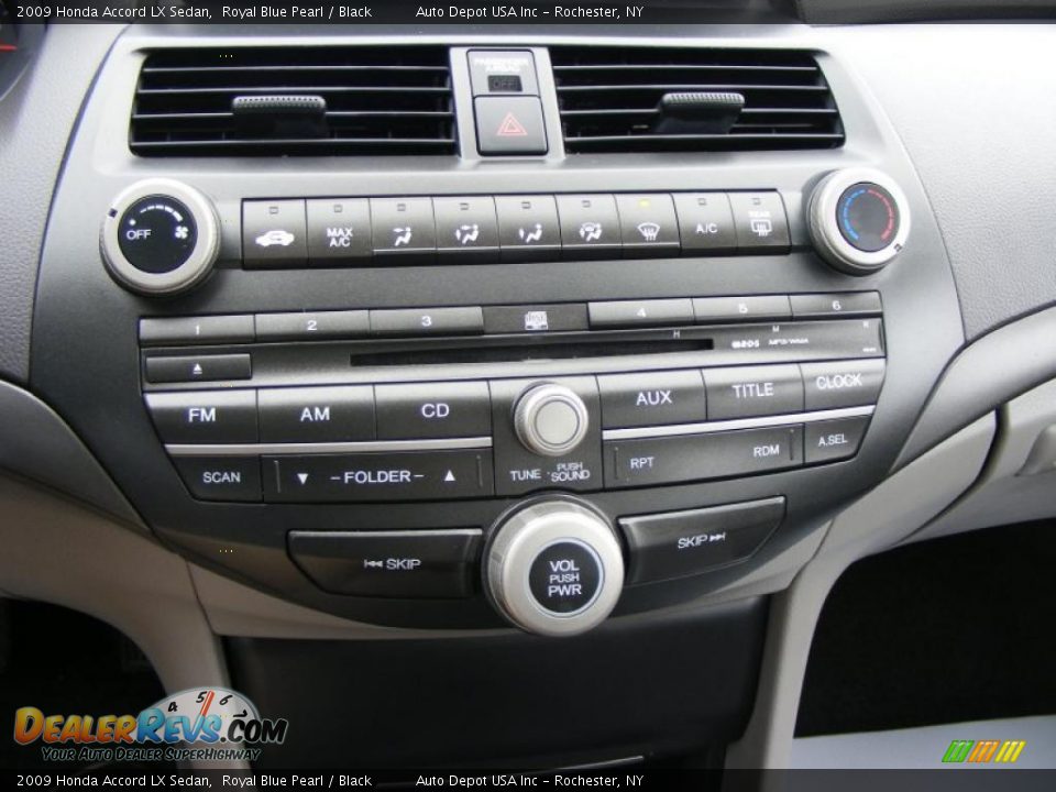 2009 Honda Accord LX Sedan Royal Blue Pearl / Black Photo #13
