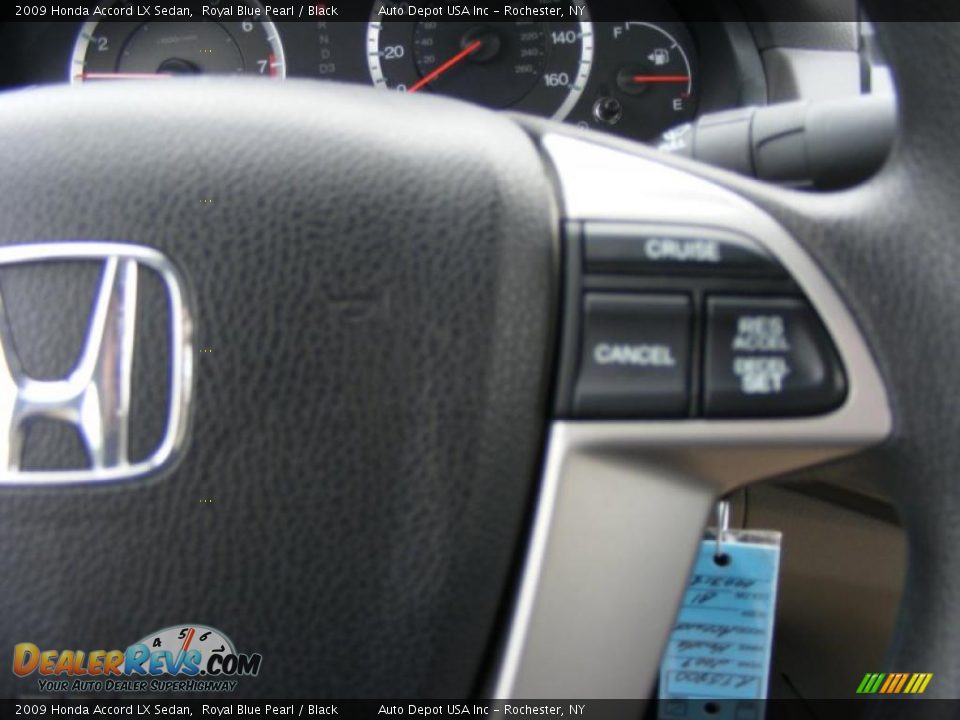 2009 Honda Accord LX Sedan Royal Blue Pearl / Black Photo #15