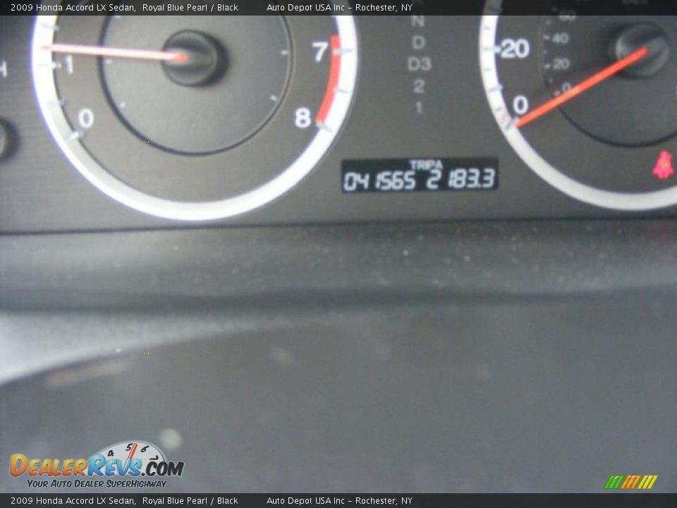 2009 Honda Accord LX Sedan Royal Blue Pearl / Black Photo #17