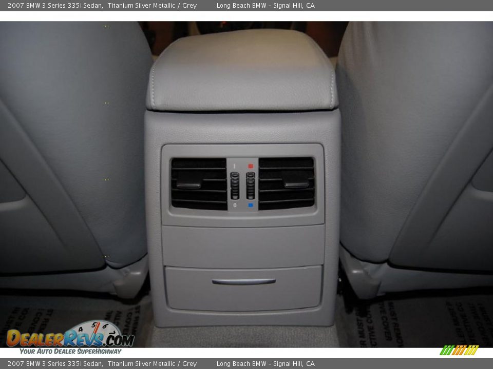 2007 BMW 3 Series 335i Sedan Titanium Silver Metallic / Grey Photo #29