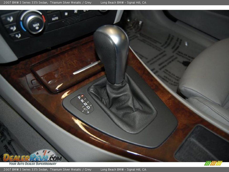 2007 BMW 3 Series 335i Sedan Titanium Silver Metallic / Grey Photo #34