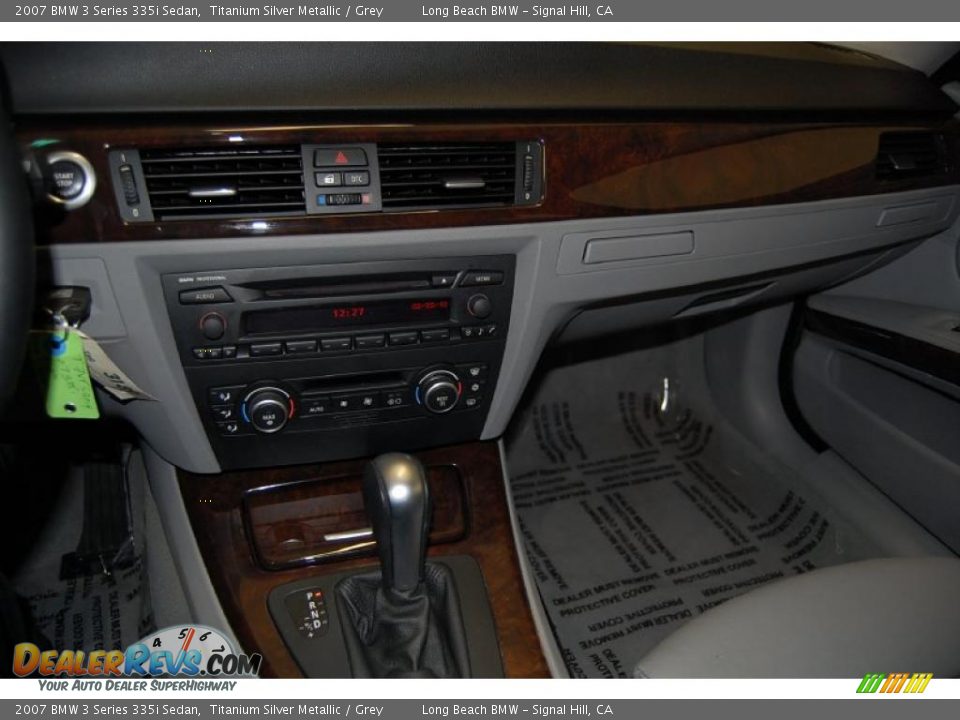 2007 BMW 3 Series 335i Sedan Titanium Silver Metallic / Grey Photo #35