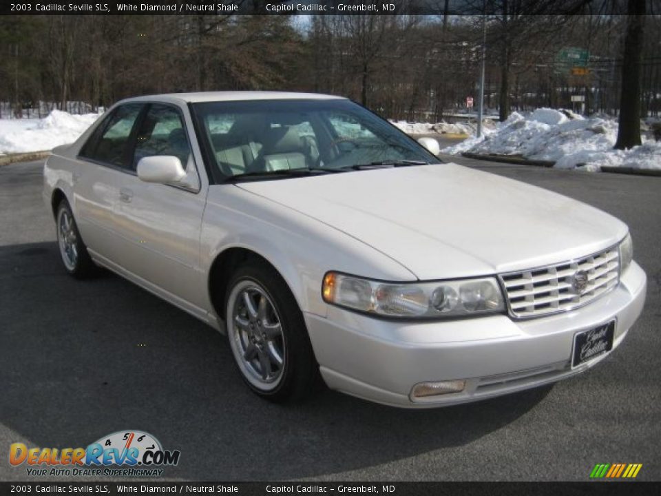 2003 Cadillac Seville SLS White Diamond / Neutral Shale Photo #5