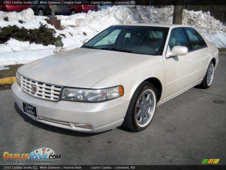 2003 Cadillac Seville SLS White Diamond / Neutral Shale Photo #7