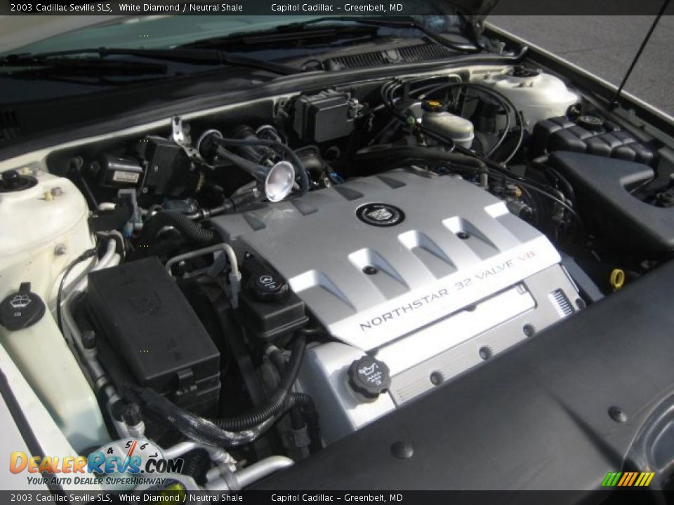 2003 Cadillac Seville SLS White Diamond / Neutral Shale Photo #9