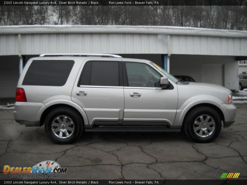 2003 Lincoln Navigator Luxury 4x4 Silver Birch Metallic / Black Photo #1