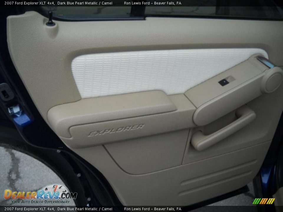 2007 Ford Explorer XLT 4x4 Dark Blue Pearl Metallic / Camel Photo #10