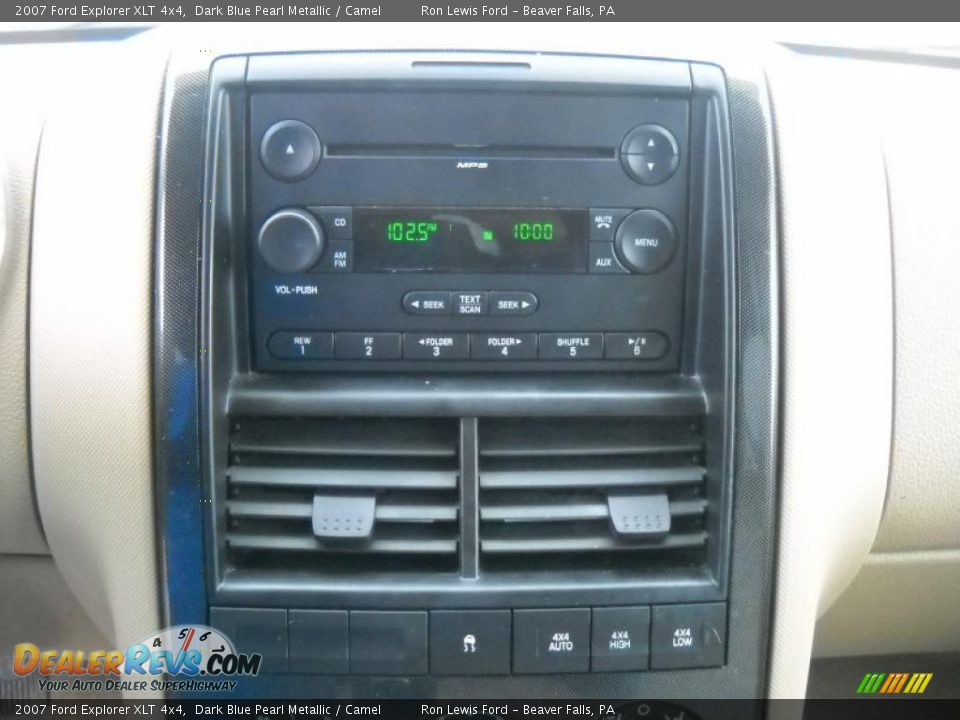 2007 Ford Explorer XLT 4x4 Dark Blue Pearl Metallic / Camel Photo #22