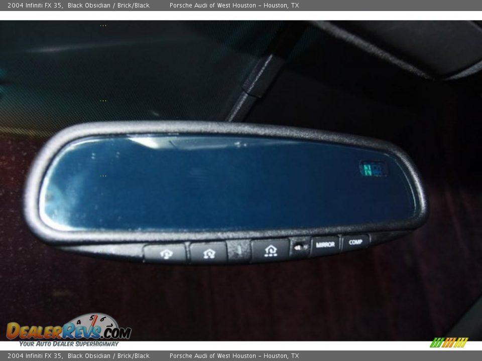 2004 Infiniti FX 35 Black Obsidian / Brick/Black Photo #29