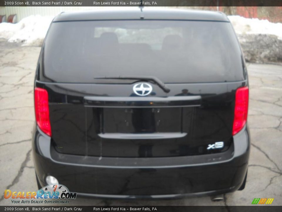 2009 Scion xB Black Sand Pearl / Dark Gray Photo #3